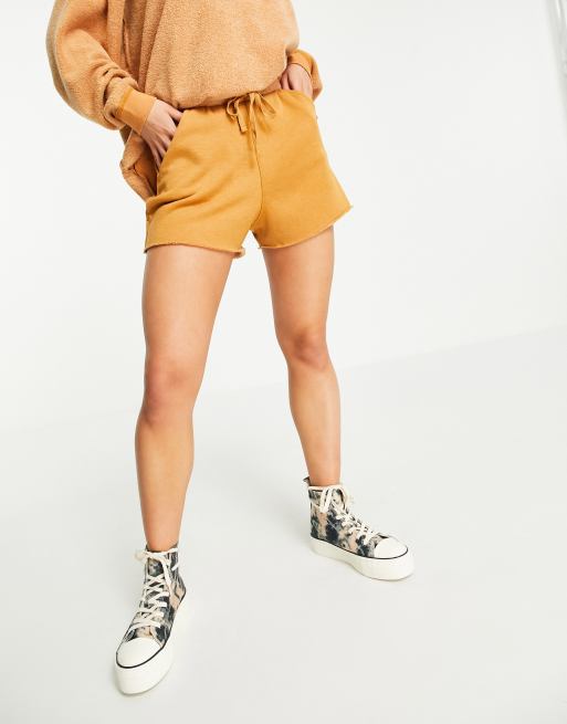 Free People - Kelly - Ensemble avec sweat et short - Taupe, 3 de 4