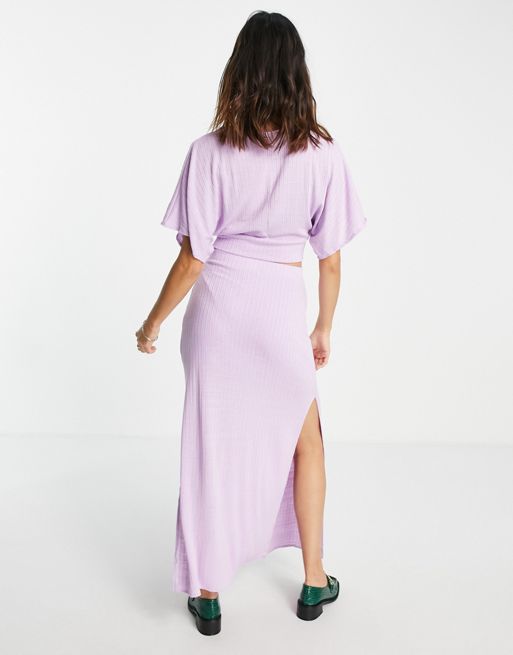 Sky Jolima Halter Maxi Dress Purple Multi