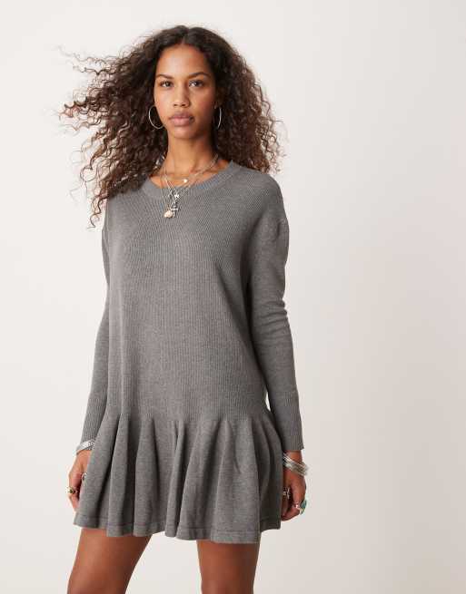 エムミーエメ Frill collar knit mini one piece エムミーエメ Frill collar knit mini one piece mmeeme Frill collar