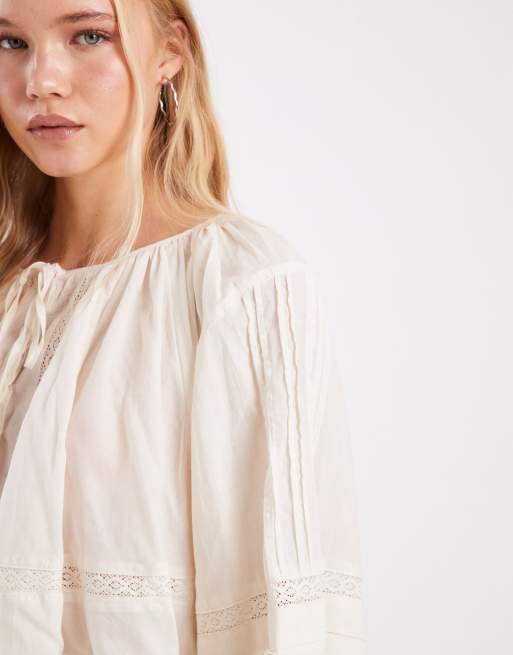Free People LA lune long sleeve top in tofu, 2 of 4