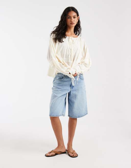 Free People LA lune long sleeve top in tofu, 2 of 4