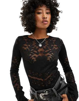 Free People Lace Long Sleeve Tops for Women - Up to 77% off