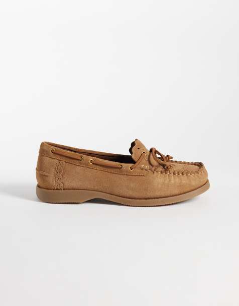 Free People lagoon cut out boat shoe in latte - view 1