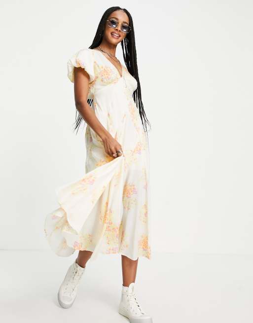 Printed tea dress 2025