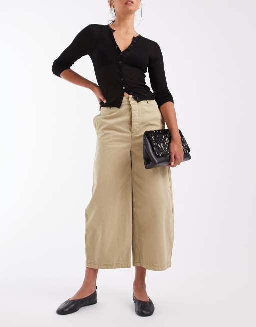 Free People laydown chino in aloe, 2 of 5