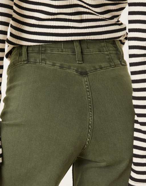 Free People Libre wide leg pants in thyme, 5 of 5
