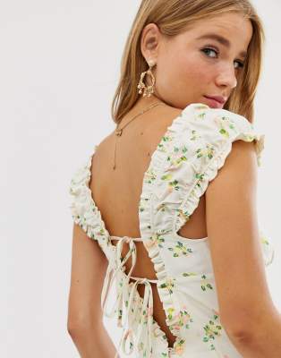 Free People Like A Lady printed mini dress ASOS