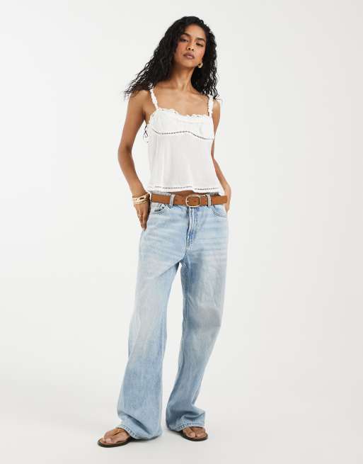 Free People lille Love tanktop i råhvid, 2 af 4