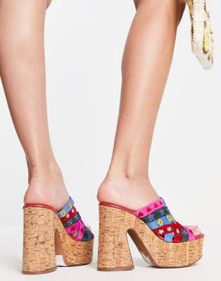 platform clog sandals