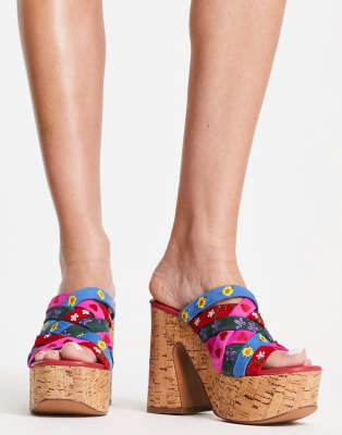 platform clog sandals