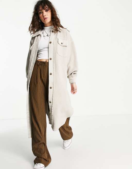 Free people 2025 long jacket