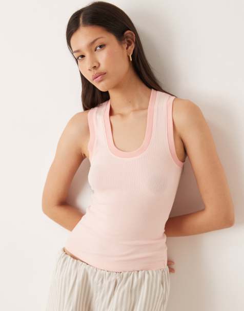 Free People longer days tank top in flamingo flemcno - view 1