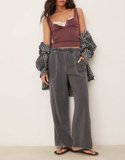 Free People lounge pant in black - view 1