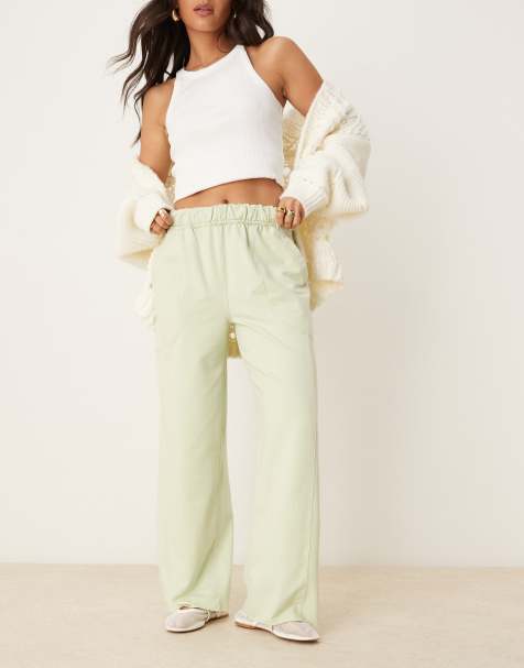Free People lounge pants in green - view 1