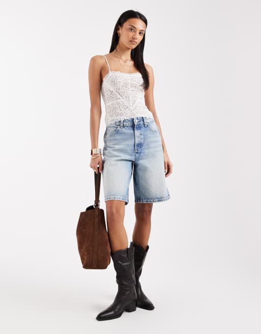 Free People Love and Lace cami top in clean ivory, 2 of 4