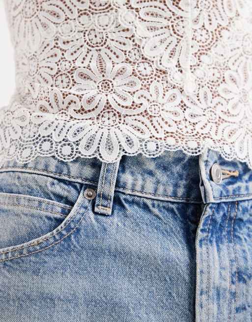 Free People Love and Lace cami top in clean ivory, 3 of 4