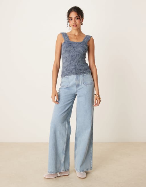 Free People - Love Letter - Canottiera color indaco, 4 di 4