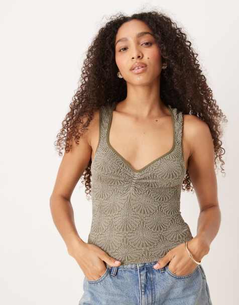 Free People love letter sweetheart top in stingray - view 1