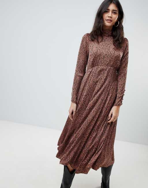 Free people animal print 2024 dress