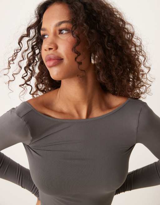 (取寄) フリーピープル レディース ロウ バック シームレス ロング スリーブ Free People women Low Back Seamless Long Sleeve Dark Gull Gray 71-mtYyHo9L.jpg