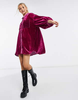 free people lux velvet dress