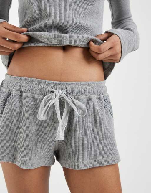Free People made you blush short in heather gray , 3 of 5
