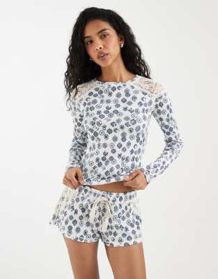 Free People Made You Blush Shorts In White