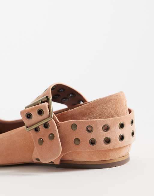 Free People maggie mary jane shoe in rose, 5 of 5