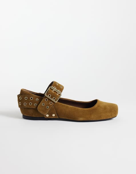 Free People maggie mary jane shoe in toffee - view 1