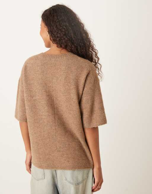 Free People - Margot - Maglione marrone chiaro, 3 di 4