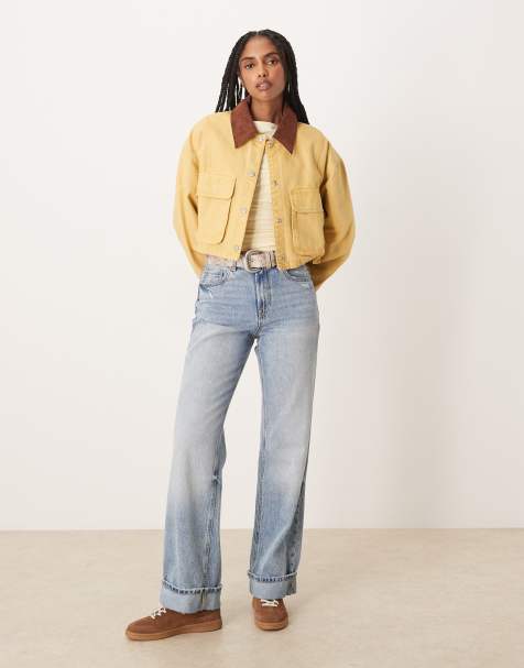 Free People martha workwear jacket in Rattan beige - view 1