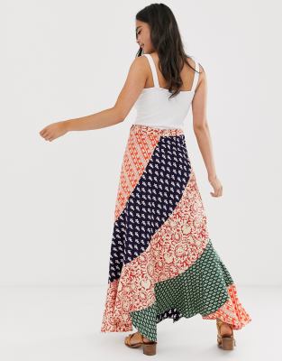 free people medley maxi skirt