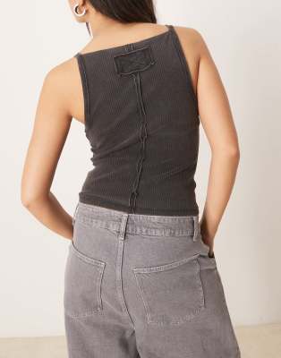 FREE PEOPLE MIA STRAIGHT NECK TANK TOP