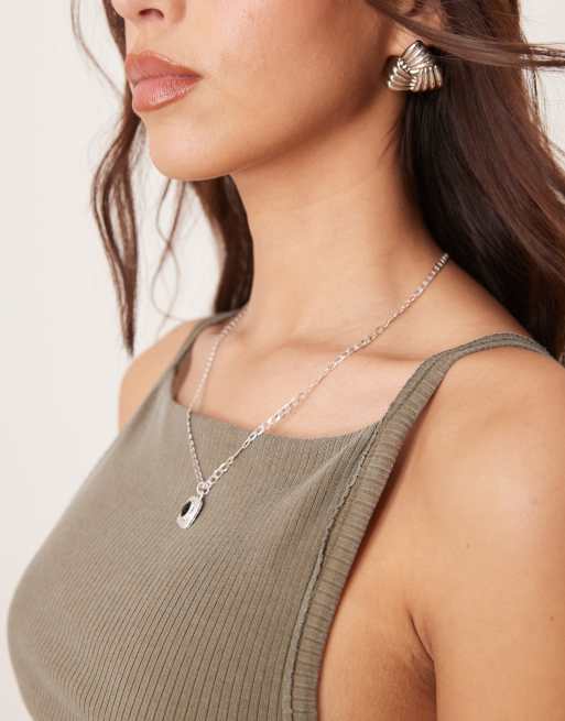 Free People - Mia - Top senza maniche color caimano con scollo dritto, 2 di 4