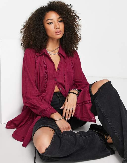 Free People – Mikaela – Czerwona tunika 