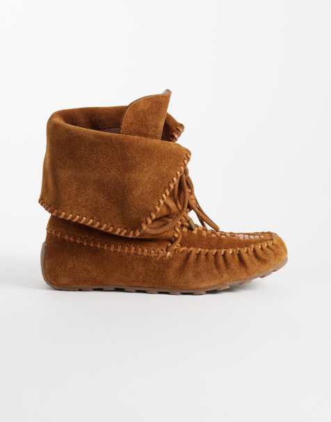Free People misty moccasin boot in driftwood tan - view 1