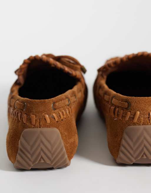 Free People misty suede moccasin shoe in driftwood tan, 4 of 4