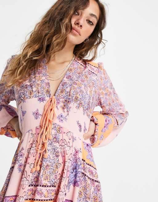 Free people tied 2025 together mini dress