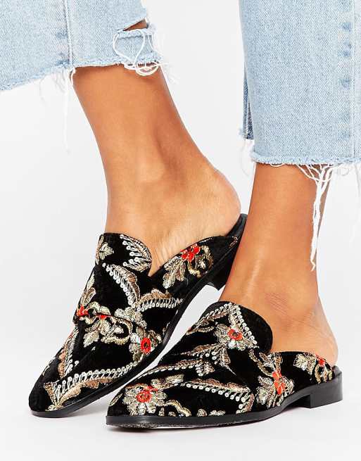 Free People - Mocassins confortables en brocart