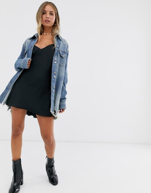 Free people moonchild cheap denim shirt