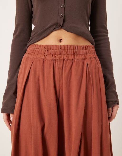 Free People - Moonflower - Brændt orange ballonbukser , 4 af 5