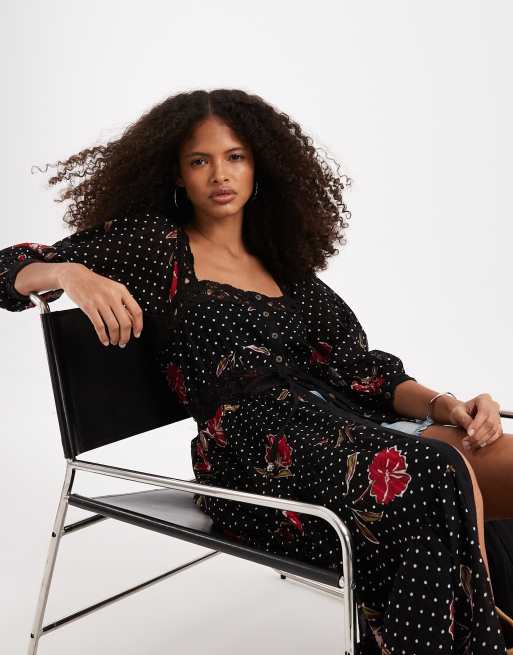 knee length dresses for ladies Clementine Midi Dress // Free People *XS-XL* main image 1