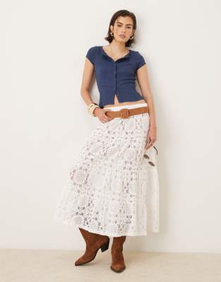 Free People Most Wanted Button Up Tee In Blue