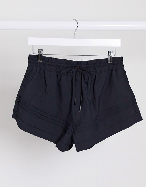 Free People Movement check it out shorts in black