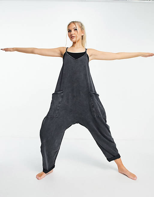 Free People Movement hot shot relaxed jumpsuit