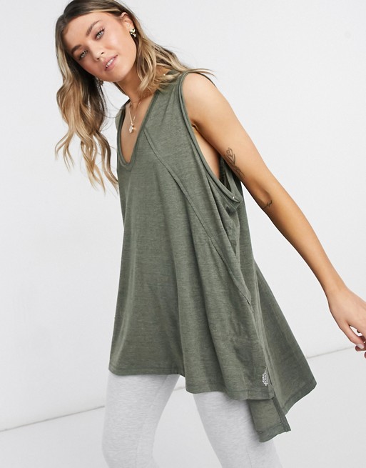 Free People Movement oversized city vibes tank top