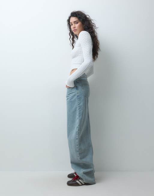 Free People nahtloses Top aus Modal in Elfenbein, 2 von 4