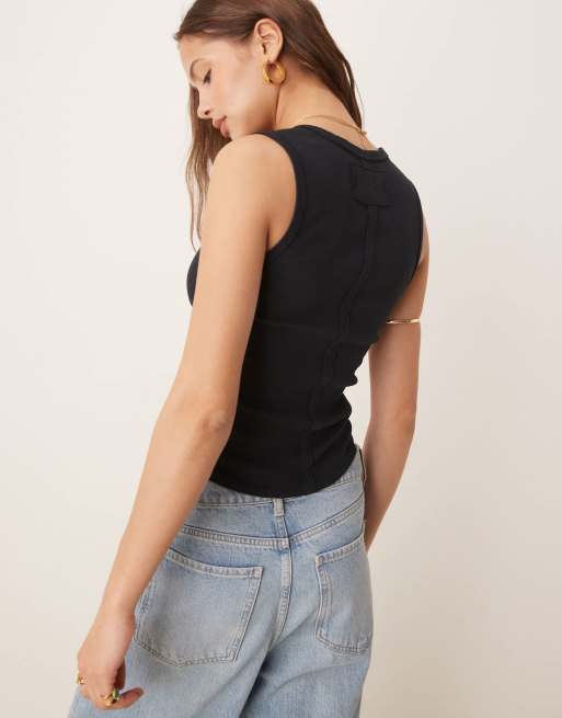 フリーピープル Free People Neria Tank レディース シャツ トップス Black Free People Women's Neria Tank, Black at Amazon Women's