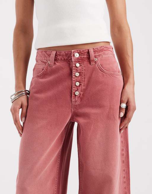 Free People - Nia BF - Jean droit - Rose délavé, 4 de 5