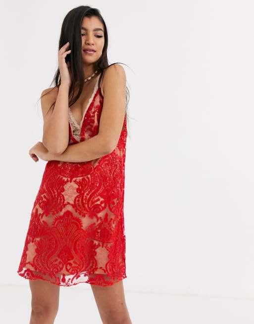 Free people clearance night shimmer dress